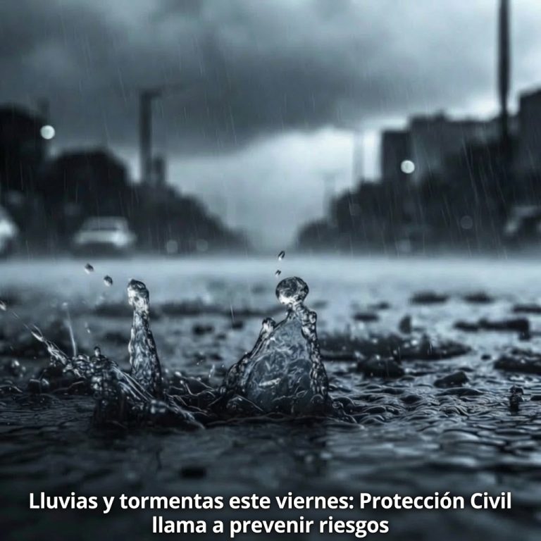 Lluvias y tormentas este viernes: Protección Civil llama a prevenir riesgos