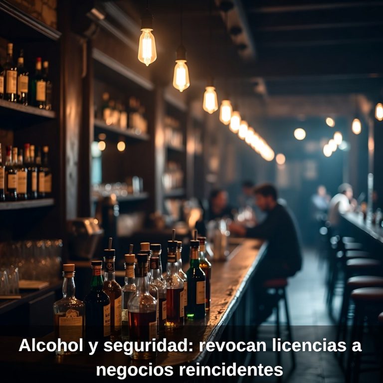 Alcohol y seguridad: revocan licencias a negocios reincidentes