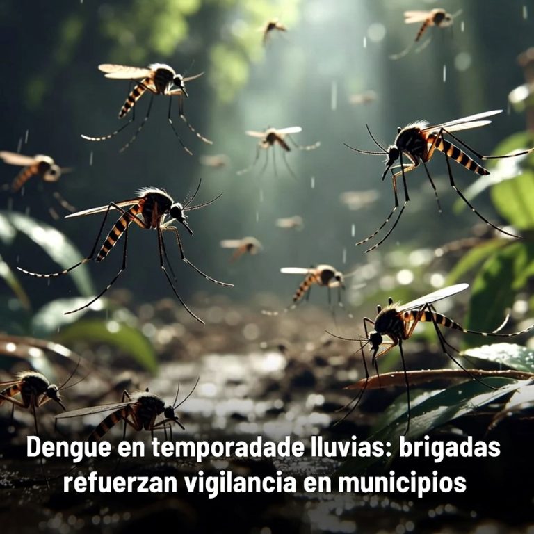 Dengue en temporada de lluvias: brigadas refuerzan vigilancia en municipios