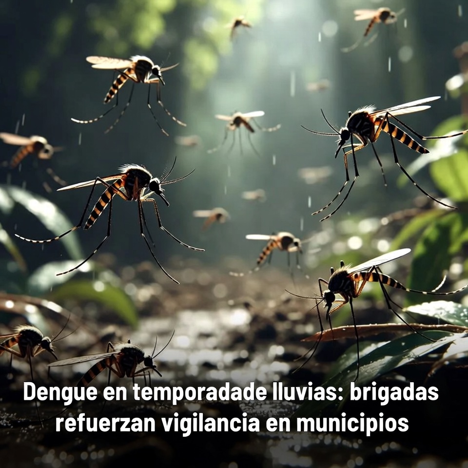 Dengue en temporada de lluvias: brigadas refuerzan vigilancia en municipios